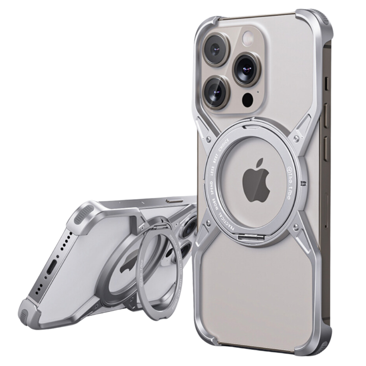 TitaniumShield™ - Coque avec Protection Antichoc en Aluminium 360°