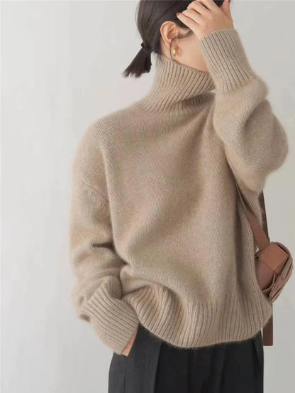 Jersey de Cuello Alto en Cachemira