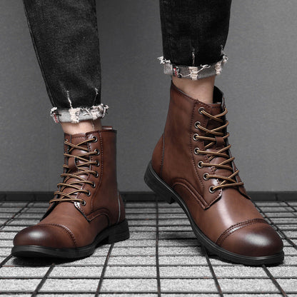 Botines elegantes de caña alta