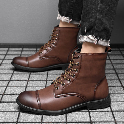 Botines elegantes de caña alta