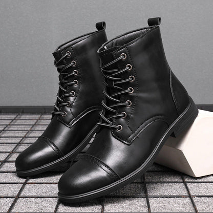 Botines elegantes de caña alta