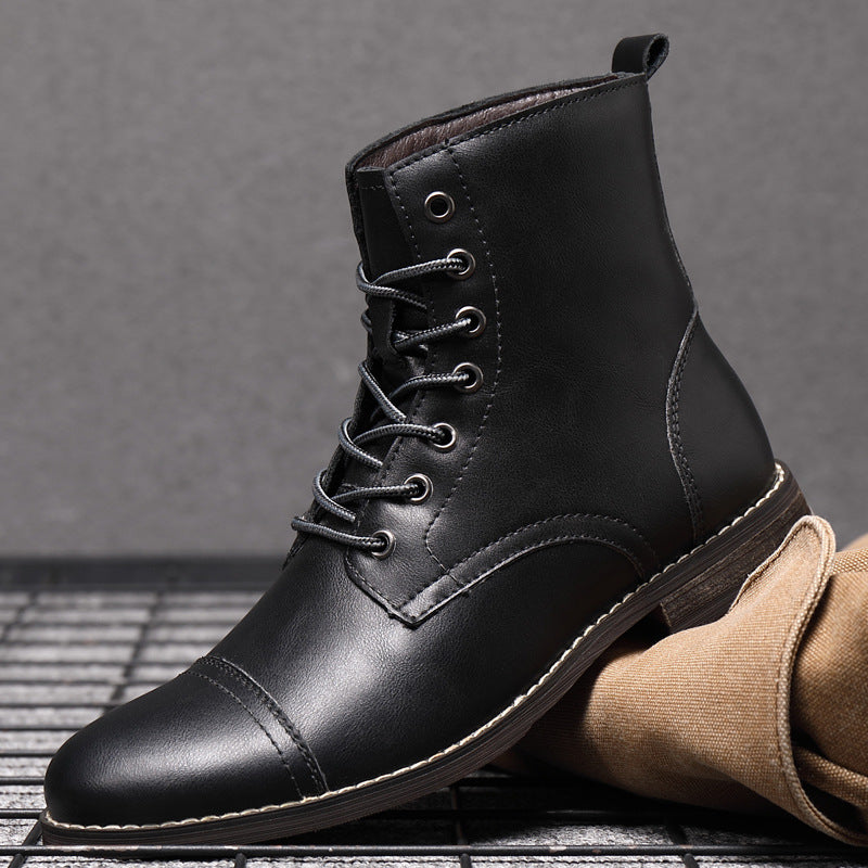 Botines elegantes de caña alta
