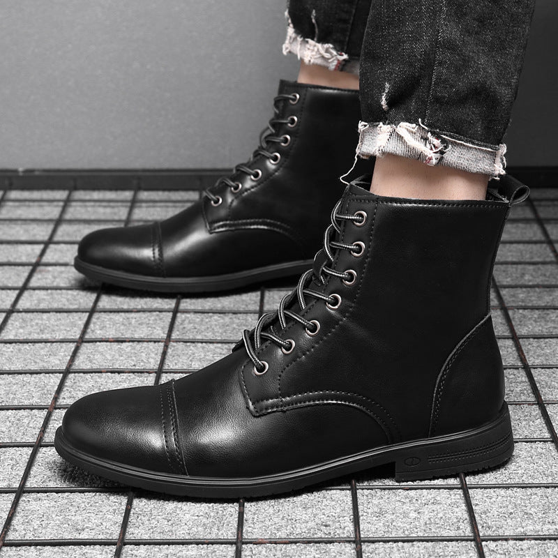 Botines elegantes de caña alta