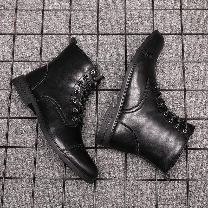 Botines elegantes de caña alta