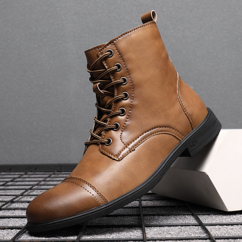 Botines elegantes de caña alta