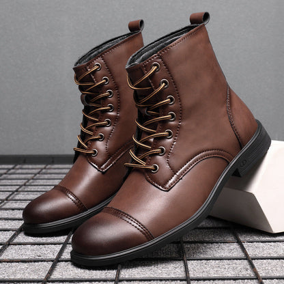 Botines elegantes de caña alta