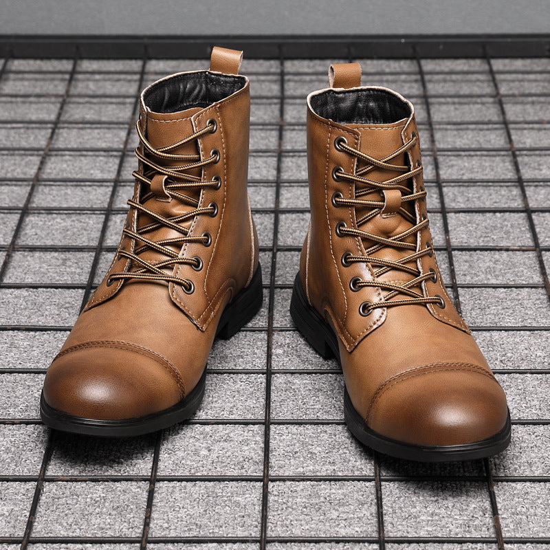Botines elegantes de caña alta