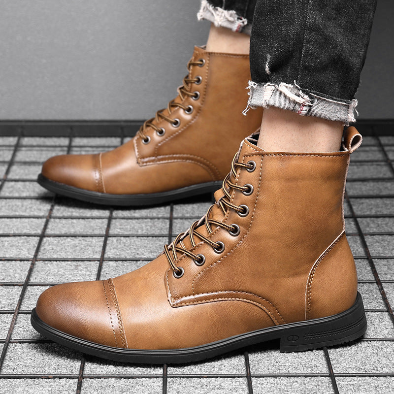 Botines elegantes de caña alta