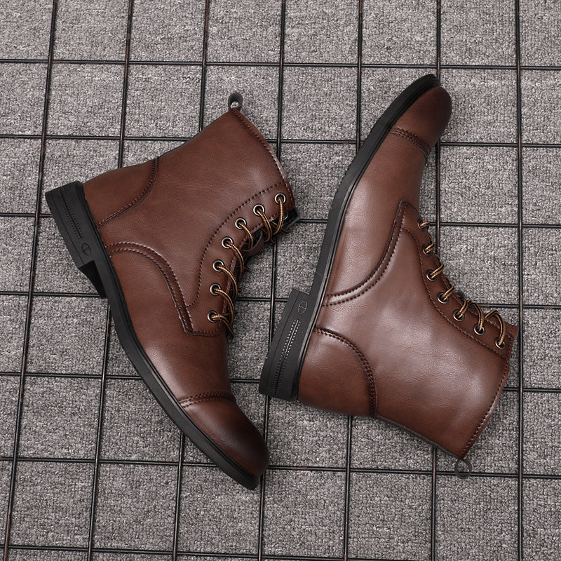 Botines elegantes de caña alta
