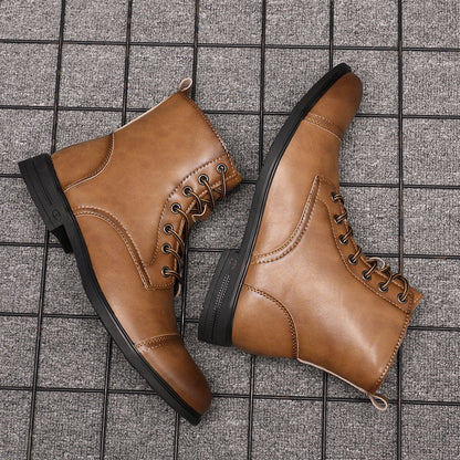 Botines elegantes de caña alta