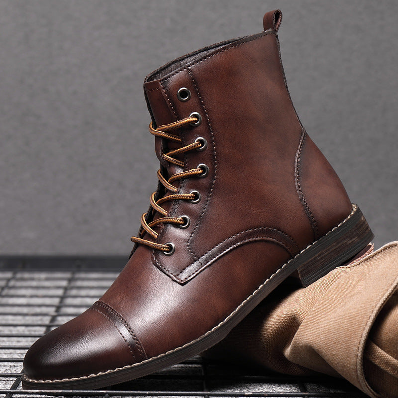 Botines elegantes de caña alta