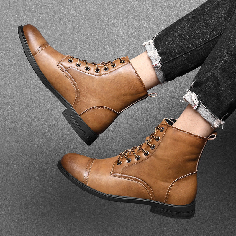Botines elegantes de caña alta