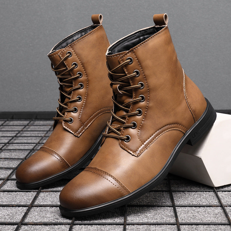 Botines elegantes de caña alta