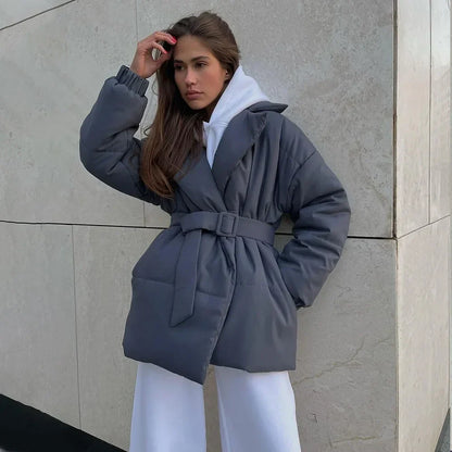 Chaqueta larga abrigada  - Ideal para Otoño e Invierno