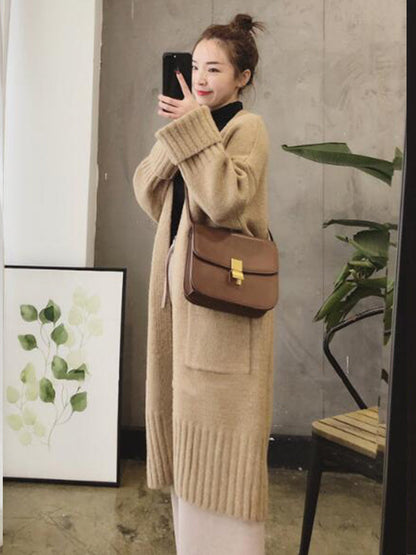 Chaleco largo Trenzado para un Look Estiloso