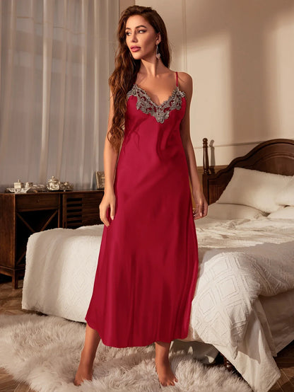 Camisón de satén de lujo - Vestido para dormir