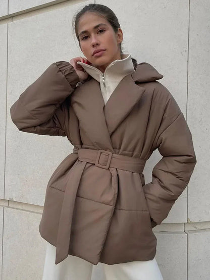 Chaqueta larga abrigada  - Ideal para Otoño e Invierno