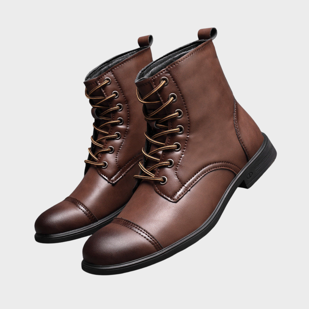 Botines elegantes de caña alta