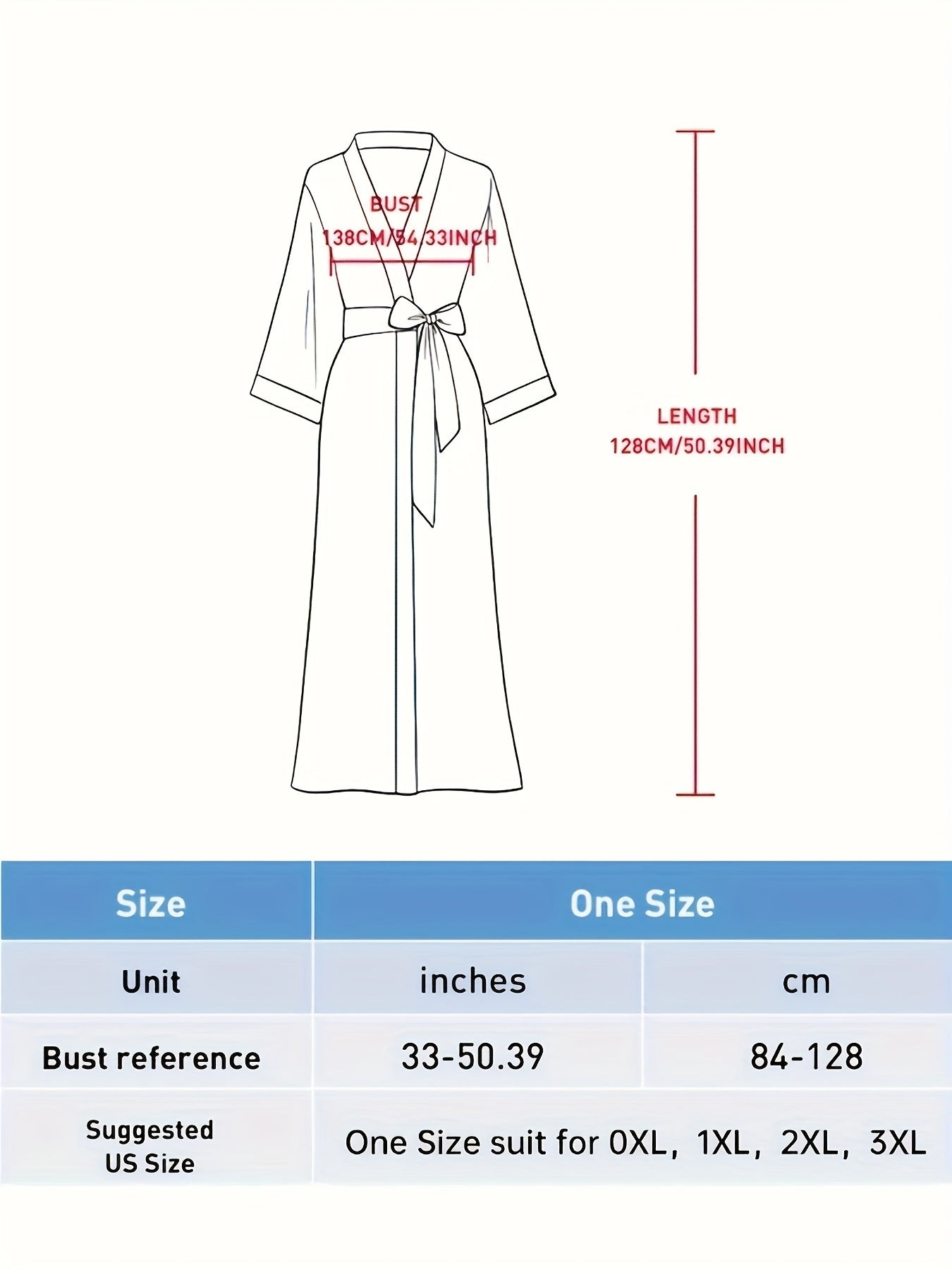 Kimono de flor celeste