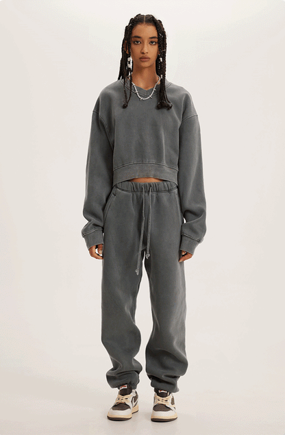 Sweater Retro V-Crop®