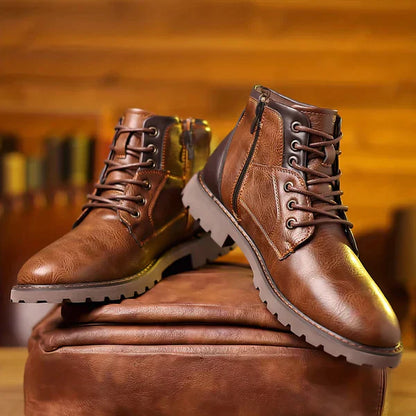 Botines robustos de media caña