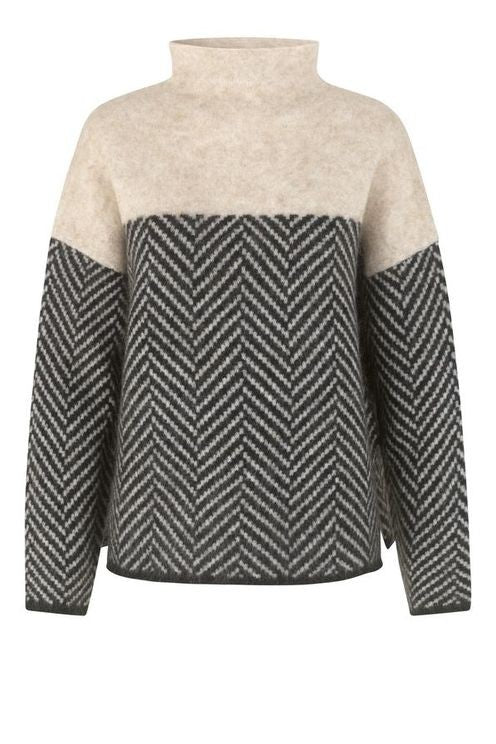Suéter de cuello alto para invierno