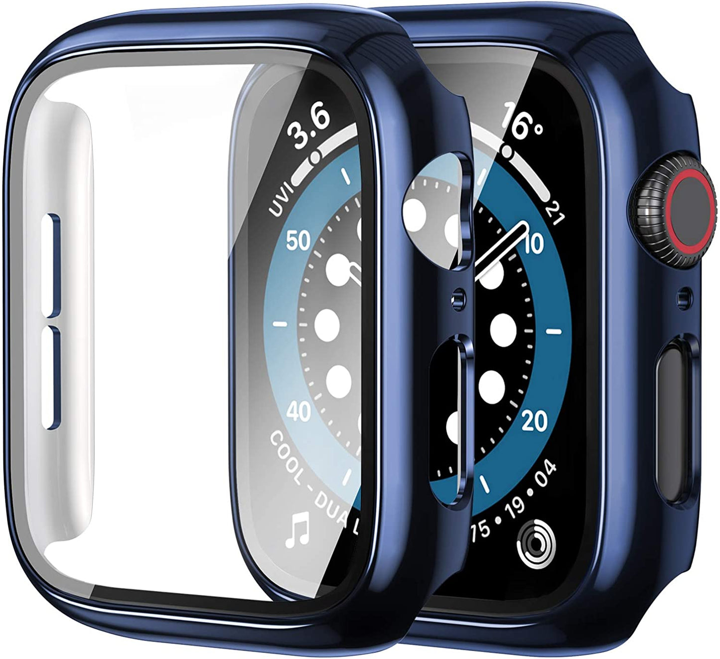 Crystal ™ - Protecteur d'écran Apple Watch avec verre trempé