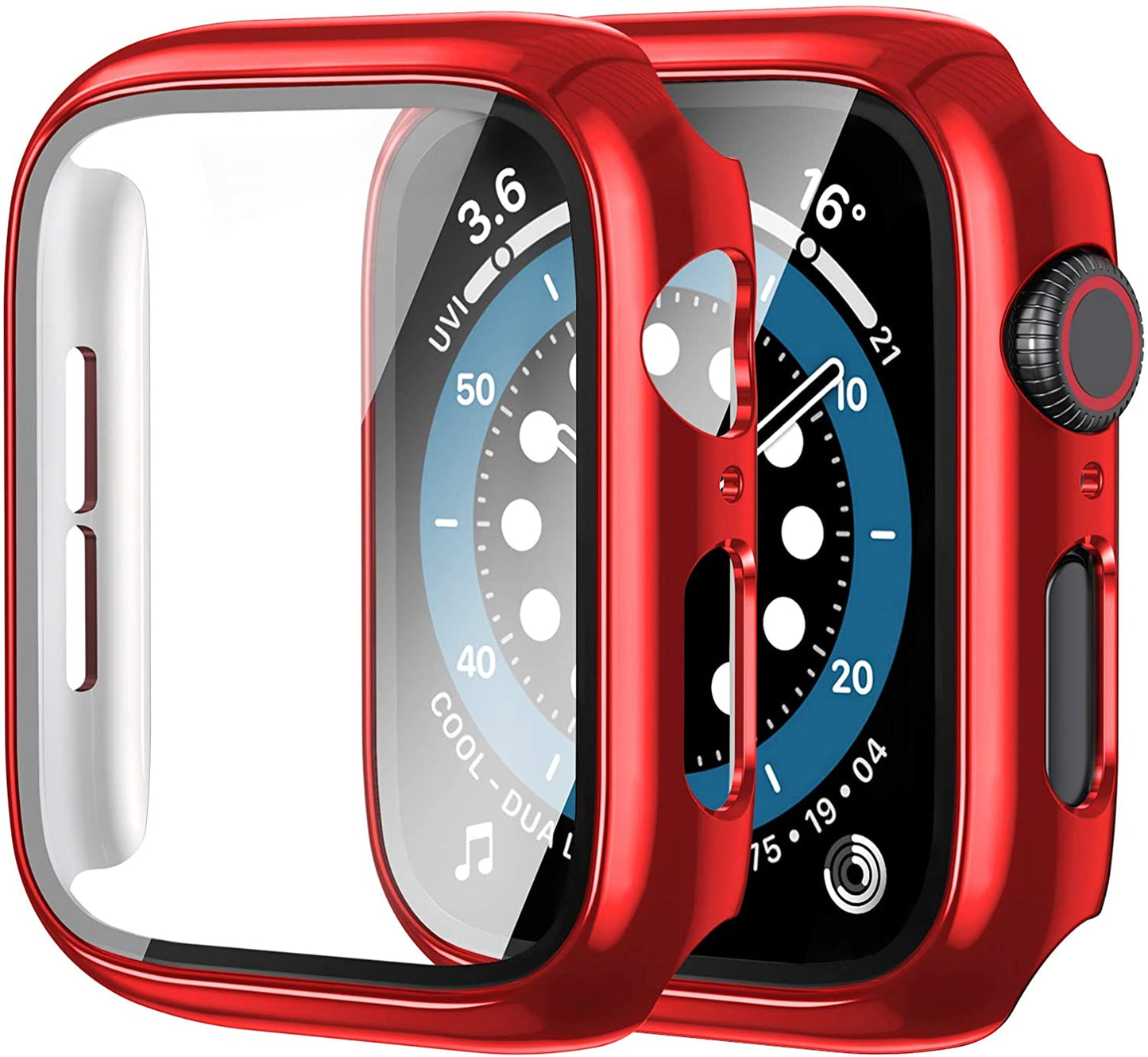 Crystal ™ - Protecteur d'écran Apple Watch avec verre trempé