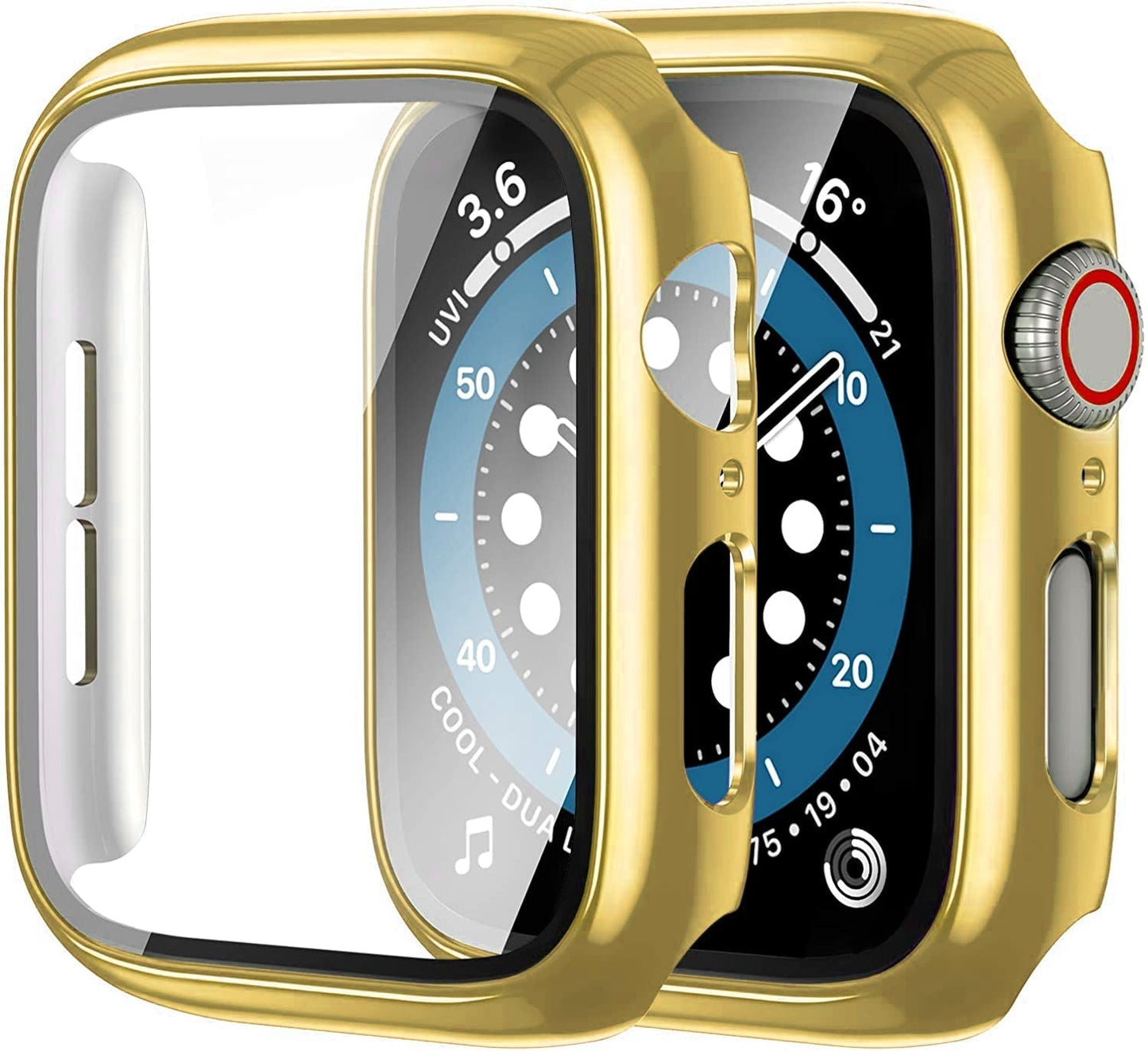 Crystal ™ - Protecteur d'écran Apple Watch avec verre trempé