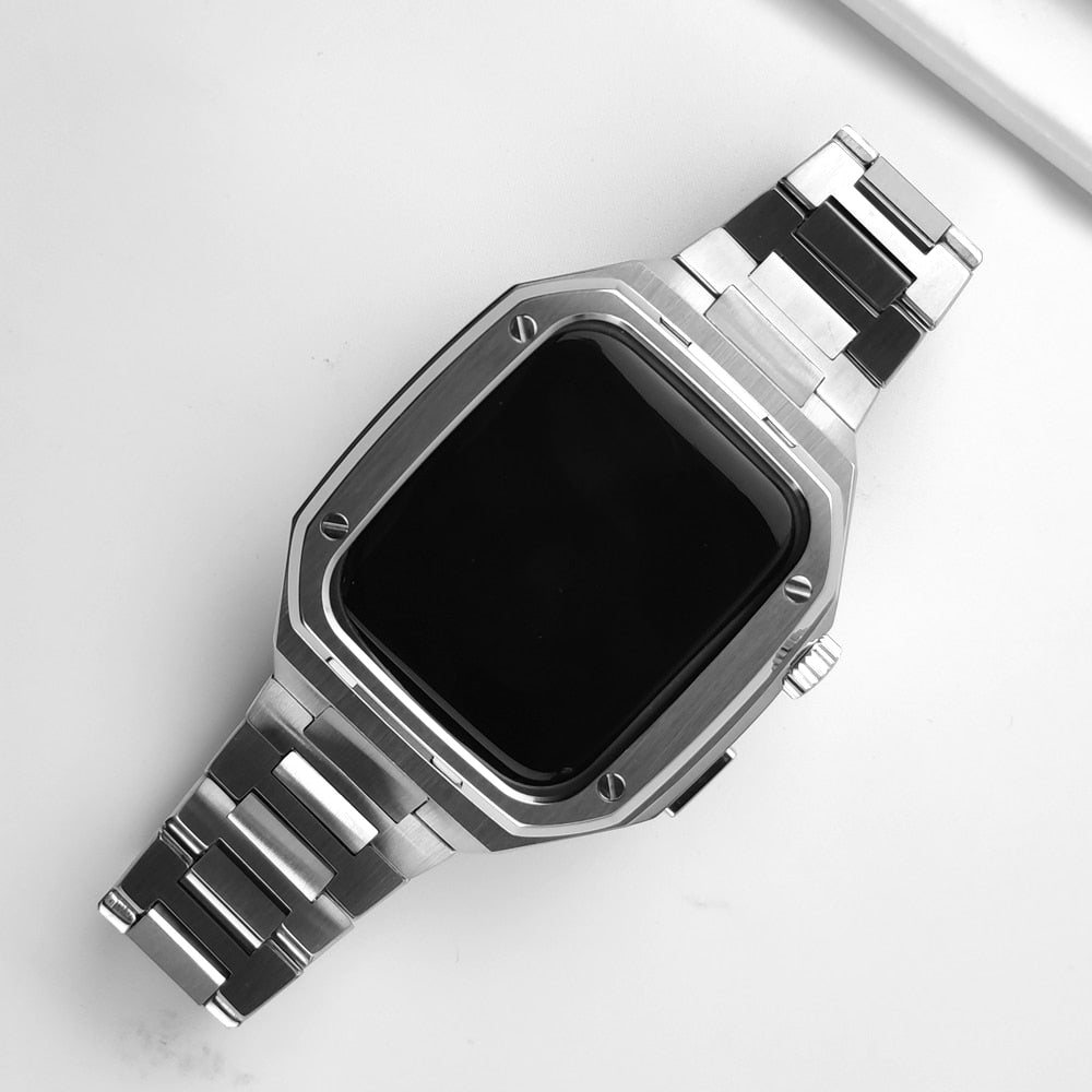 Royal ™ Metal series - Bracelet + protecteur pour Apple Watch