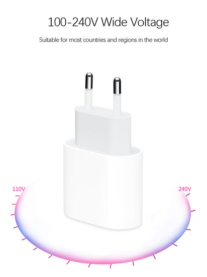 Adaptateur de charge rapide 18W PD 3.0